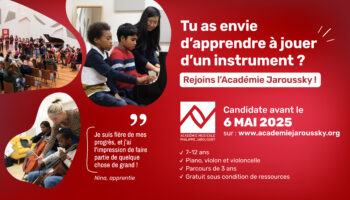 Programme Jeunes Apprentis : ouvrir les portes de la musique classique aux enfants éloignés de la pratique musicale