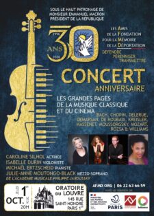 Concert des 30 ans de l&rsquo;AFMD